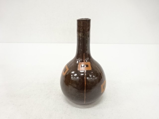 JAPANESE COLLECTIBLE / SHIRAHAMA-YAKI VASE (WITH PROTECTIVE BOX)